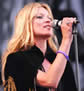 Kate Moss supporting The Lucie Blackman Trust, IOW Festival, 2006. Copyright IW County Press